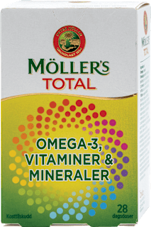 Total Omega -3, vitamini i minerali MÖLLER'S