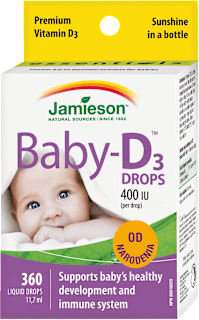 Kvapky Baby - vitamín D3 - od narodenia Jamieson