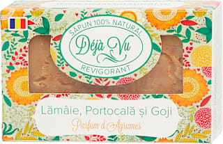 Săpun solid cu lămâie, portocală și goji DÉJÀ VU