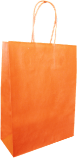 Pungă cadou medie portocaliu 18x24x8cm SAV COM