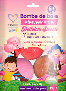 Delicious Sweets bombe de baie efervescente pentru copii easycare