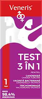 Test 3 în 1 pentru candidoză-vaginită bacteriană-trichomoniază Veneris