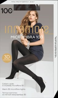 Microfibra štrample 100 DEN, grigio, vel. 5 Innamore