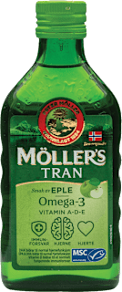 TRAN Omega 3 ulje: vitamini A, D, E - okus jabuke MÖLLER'S