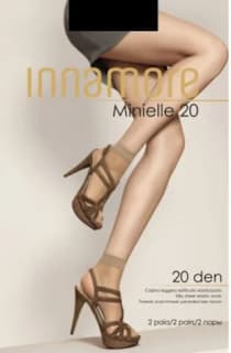 Minielle dokoljenice 20 DEN, nero Innamore