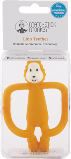 Silikónové hryzadlo, lev Matchstick Monkey