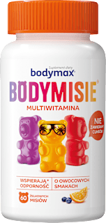 Suplement diety żelki Bodymisie, multiwitamina o smaku owoców  BODYMAX