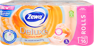 Toalettpapír Deluxe Cashmere Peach  16 tekercs 3 rétegű ZEWA