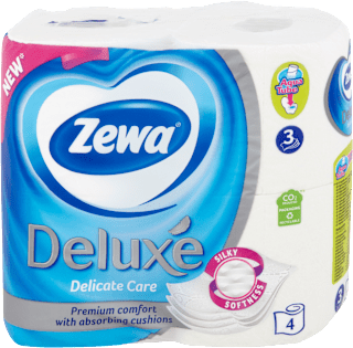 Toaletni papir 3-slojni Deluxe Delicate Care Zewa