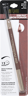 Pomada za obrvi v svinčniku Stay Put, 03 Medium Brown MILANI