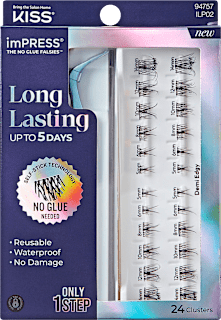 Umelé riasy imPRESS Press on Long Lasting - 02 KISS