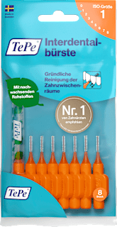 Interdentalbürsten orange 0,45 mm ISO 1 TePe
