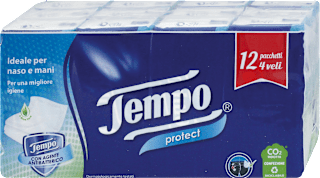 Fazzoletti protect 4 veli Tempo