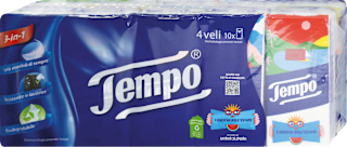 Fazzoletti classici 4 veli Tempo