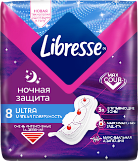 Дамски превръзки Ultra Wing Goodnight Libresse