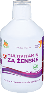 Prehransko dopolnilo Multivitamin za ženske Swedish Nutra