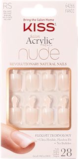 Künstliche Nägel Salon Acrylic French Nude KISS