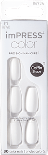Umelé nechty imPRESS Color Coffin - Frosting KISS