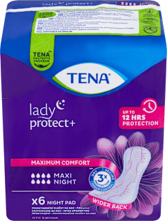 Lady Protect+ inkontinenční vložky Maxi Night TENA