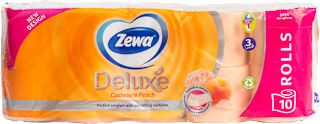Hârtie igienică deluxe piersică Zewa