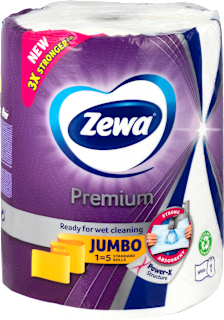 Premium Jumbo papirnati ručnici, 3-slojni, 230 listića Zewa