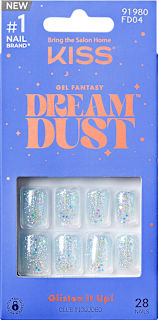 Gel Fantasy unghii false Dreamdust Champagnes KISS