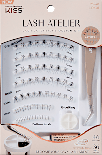 Umelé riasy Lash Atelier Design Kit - 01 KISS