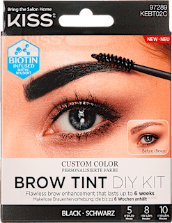 Súprava na farbenie obočia Brow Tint DIY Kit - Black KISS
