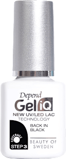 Gel lak za nohte Gel iQ, 001 Back In Black DEPEND