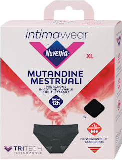 Slip mestruali taglia XL Nuvenia