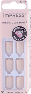imPRESS samolepljivi veštački nokti, veličina: S - 001 point pink KISS