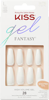 Gel Fantasy unghii false Sculpted TRUE COLOR LONG COFFIN KISS