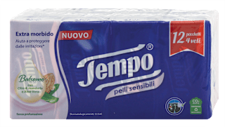 Fazzoletti per pelli sensibili 4 veli Tempo