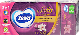 Papír zsebkendő Softis, Aromathera, 4 rétegű, 10x9db ZEWA