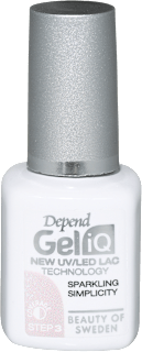 Gel lak za nohte Gel iQ, 075 Sparkling Simplicity DEPEND
