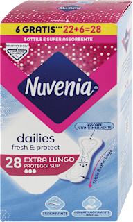 Proteggi slip dailies fresh & protect extra lungo disteso Nuvenia