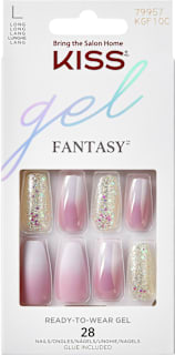 Gel Glam Fantasy unghii false PLAY FAVORITES LONG  KISS