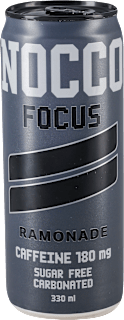 Gazirana pijača Focus Ramonade s kofeinom, izvlečkom zelenega čaja in vitamini NOCCO