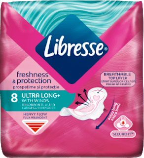 freshness & protection higijenski ulošci s krilcima – Ultra Long Libresse