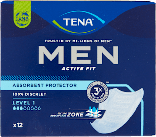 Assorbenti MEN ACTIVE FIT per incontinenza leggera Level 1 TENA