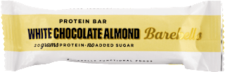 WHITE CHOCOLATE protein bar - badem Barebells