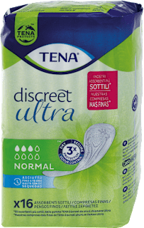 Assorbenti discreet ultra normal per incontinenza TENA
