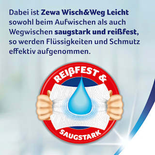 Küchenrolle Wisch&Weg leicht 3-lagig (4x48 Blatt)  Zewa