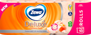 Hârtie igienică Deluxe Piersică 3 straturi Zewa