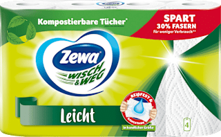 Küchenrolle Wisch&Weg leicht 3-lagig (4x48 Blatt)  Zewa