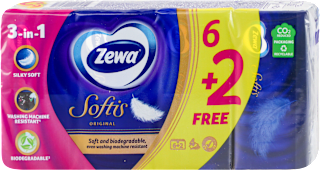 Softis ORIGINAL papirne maramice, 4-slojne 8/1 Zewa