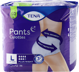 Pants culottes plus night taglia L TENA