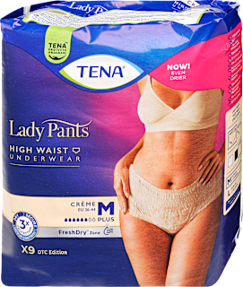 Lady pants visoki struk gaćice, bež - vel. M TENA