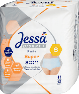 inkontinenční kalhotky Super velikost S Jessa DISKRET