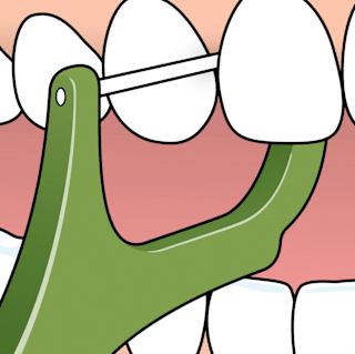 Ață dentară pe mâner Mini Flosser TePe